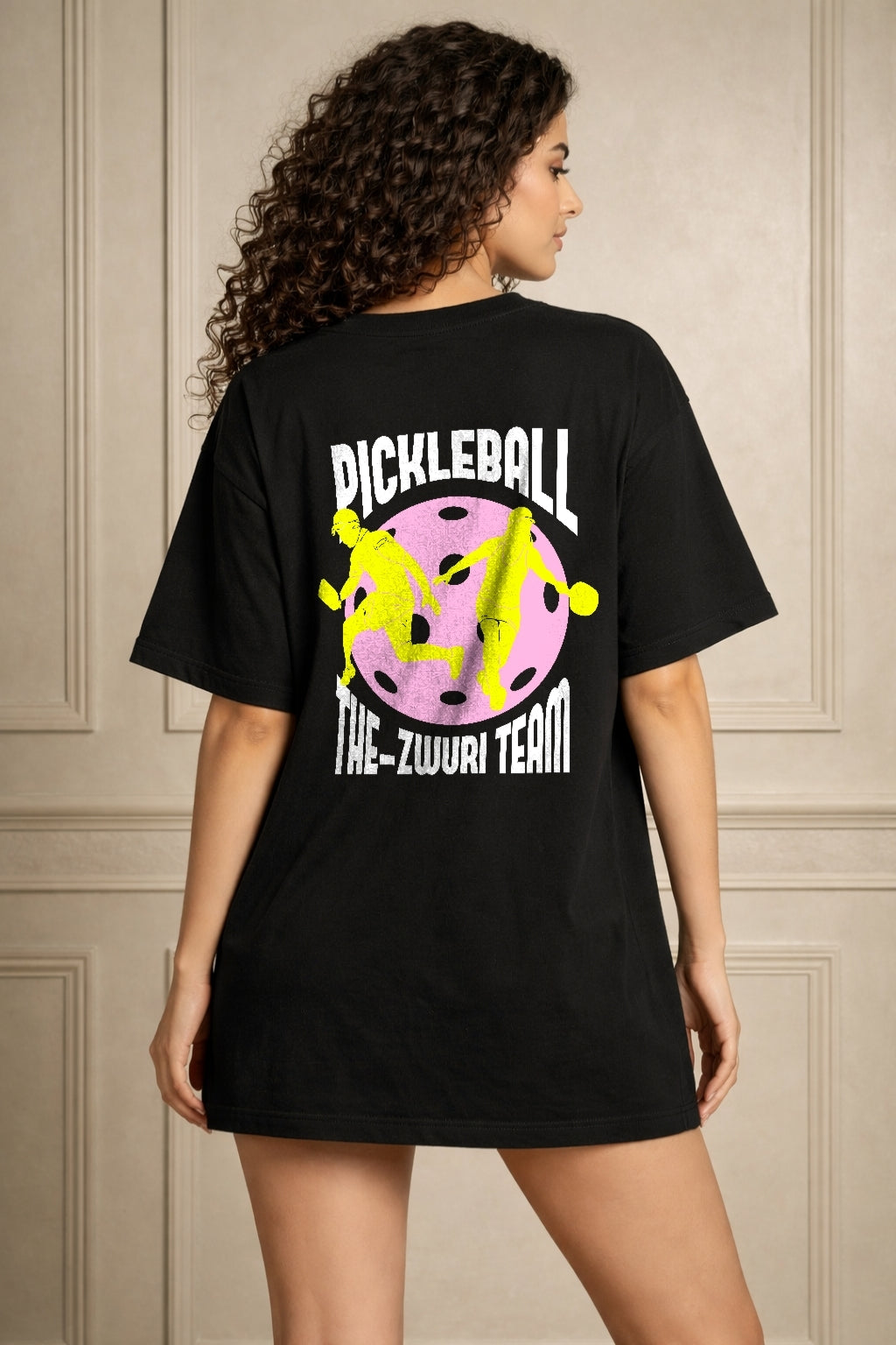 Zwuri Women Pickleball Oversized Tee