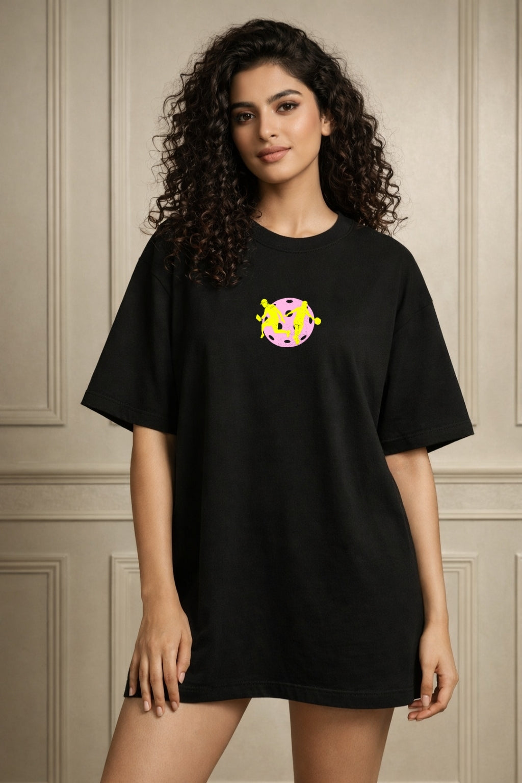 Zwuri Women Pickleball Oversized Tee