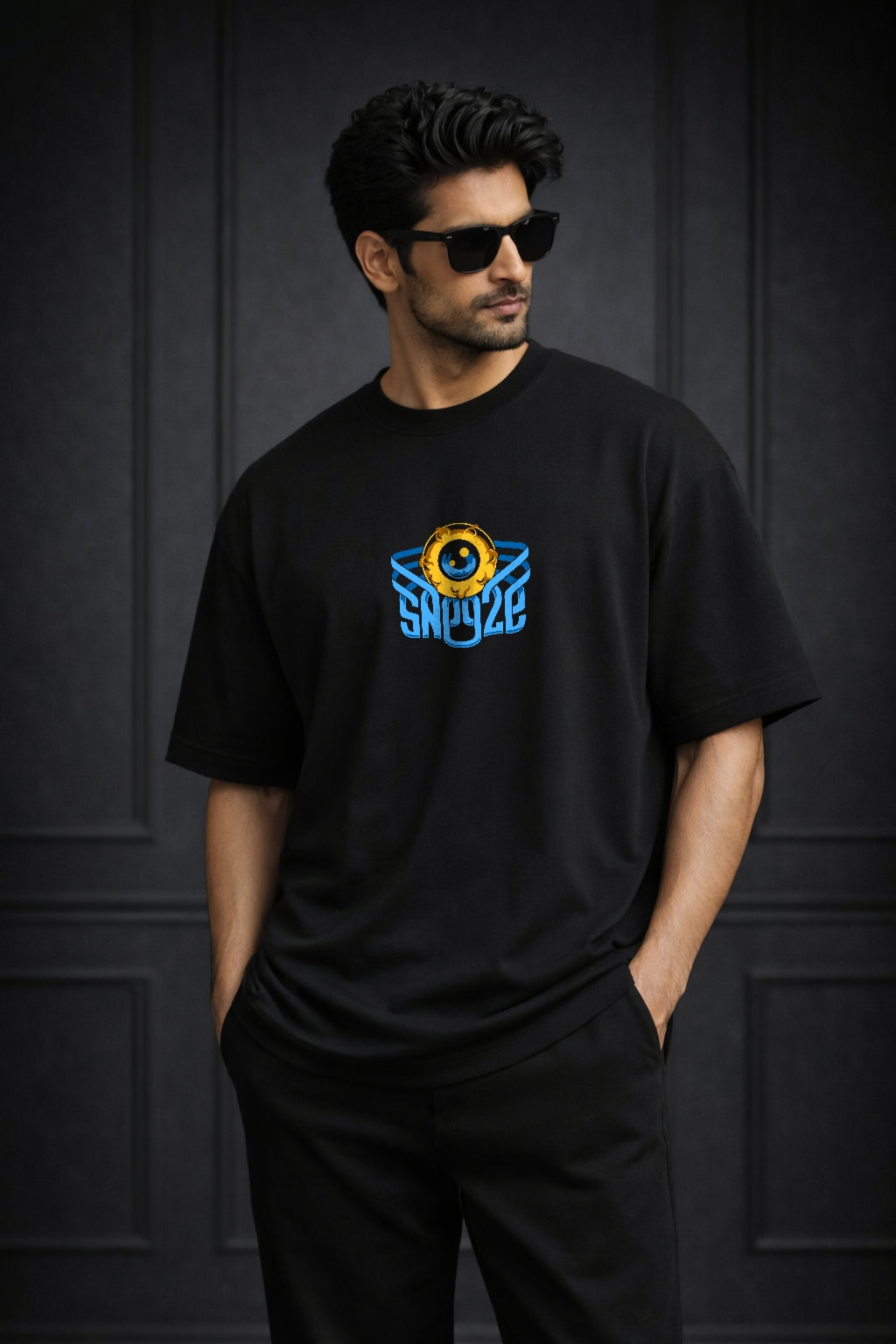 Zwuri Men Candid Edits Oversized Tee